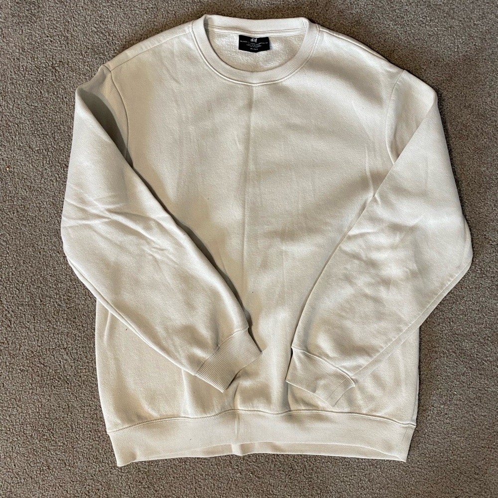 Beige H&M Relaxed Fit Sweater